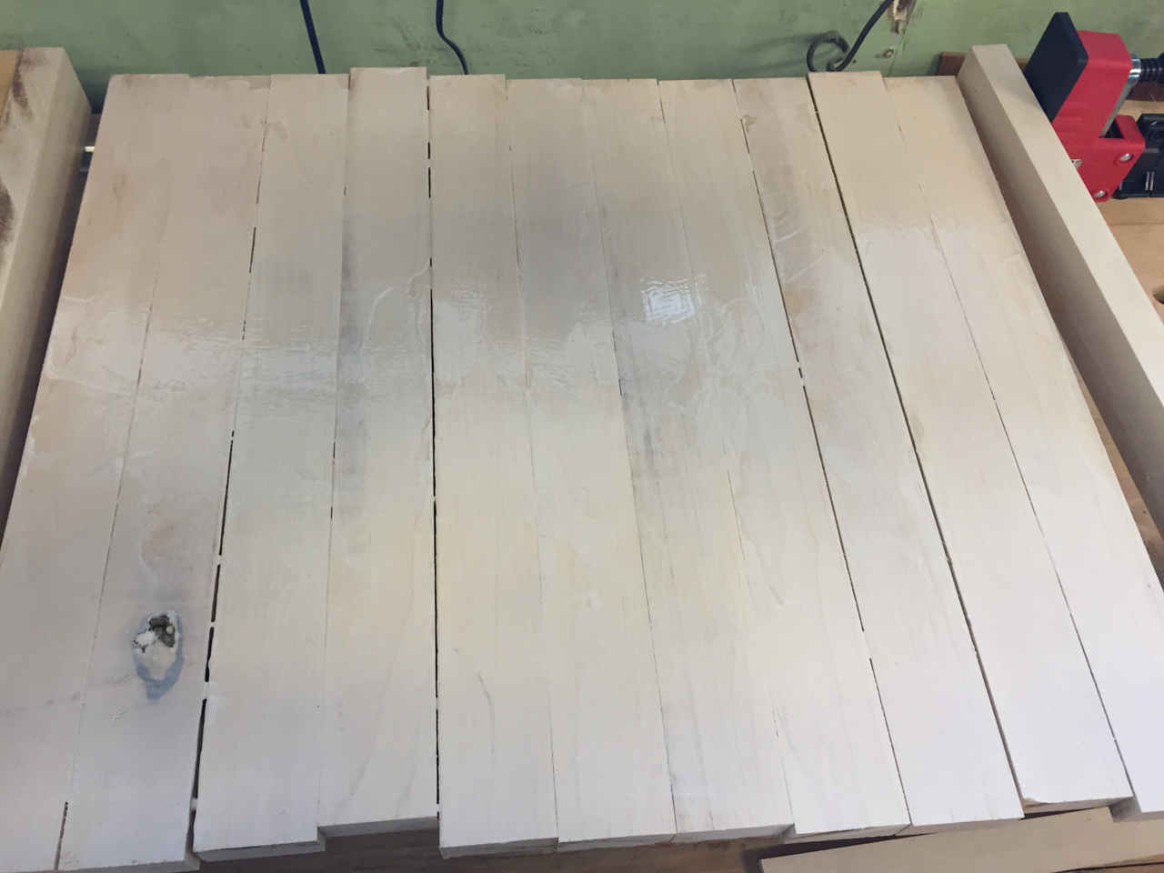 Cutting Board Build - Glue Spread