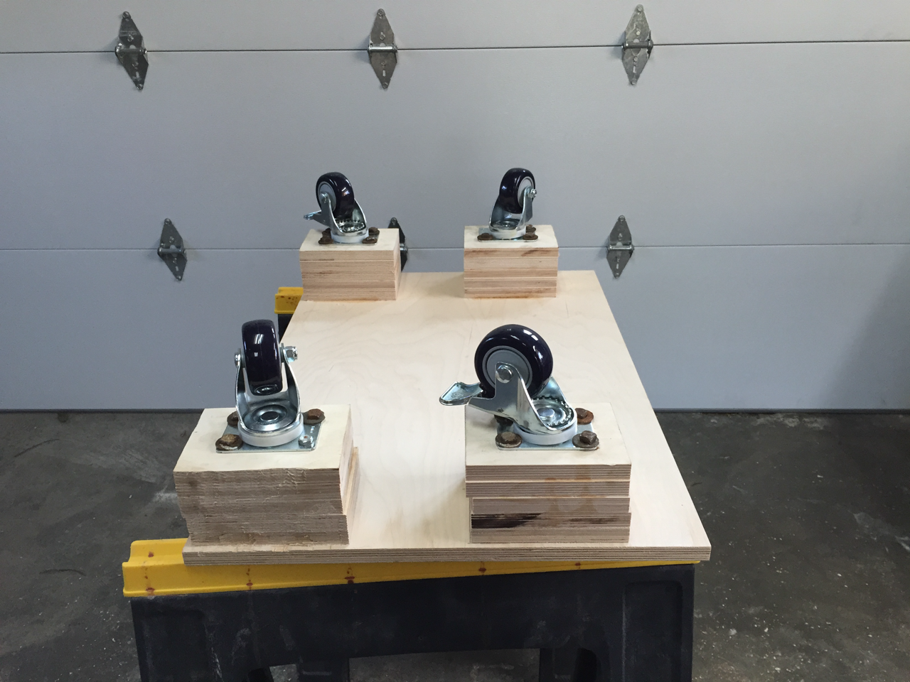 Router Table Build - Casters
